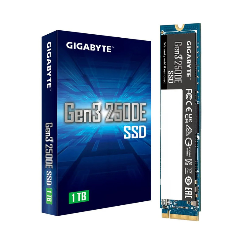 Gigabyte Aorus 2500E 1TB Gen 3 2400/1800 MB/s Internal SSD - مساحة تخزين